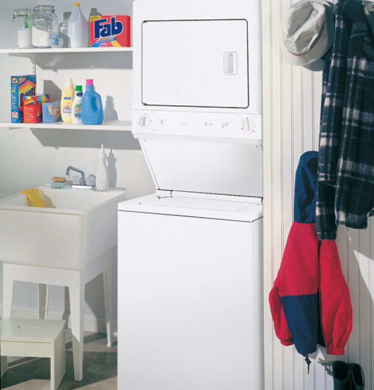 Unitized Spacemaker Washer and Electric Dryer WSM2700DWW