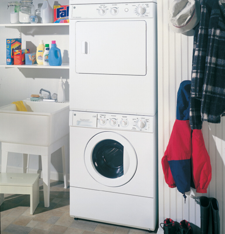 Spacemaker High-Efficiency Frontload Washer with Stainless Steel Basket WSXH208VWW