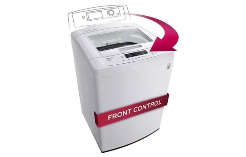 LG 4.1 cu. ft. Large Capacity Top Load Washer with Sleek Easy Front Control Panel Other WT1101CW Picture 1