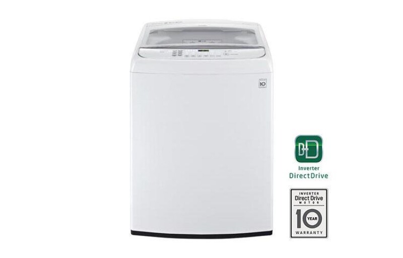 LG 4.9 cu.ft. Mega Capacity Front Control TurboWash™ Washer White WT1701CW Picture 1