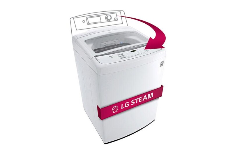 4.9 cu. ft. Mega Capacity Front Control TurboWash® Washer w/ Steam WT1801HWA