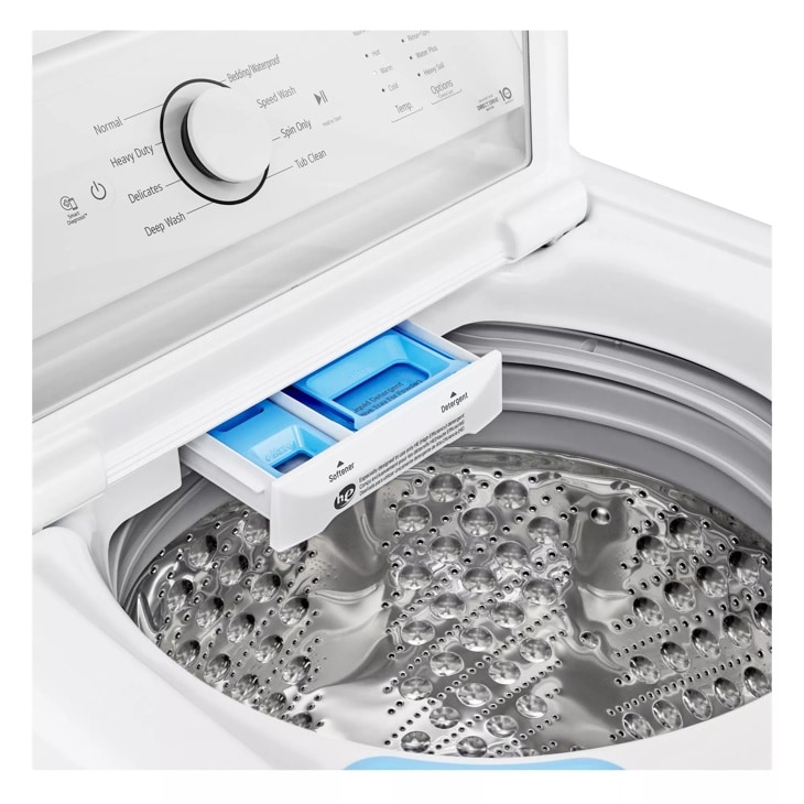 4.3 cu. ft. Ultra Large Capacity Top Load Washer with TurboDrum™ Technology WT6100CW