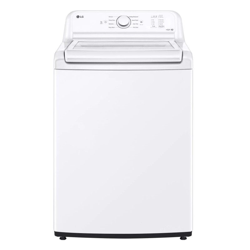 4.1 cu. ft. Capacity Top Load Washer with Agitator and SlamProof Glass Lid WT6105CW