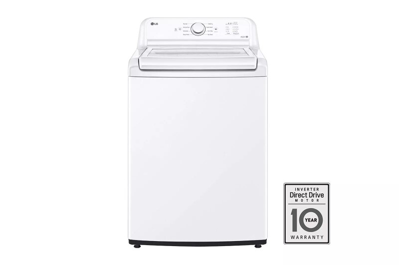 4.1 cu. ft. Capacity Top Load Washer with Agitator and SlamProof Glass Lid WT6105CW