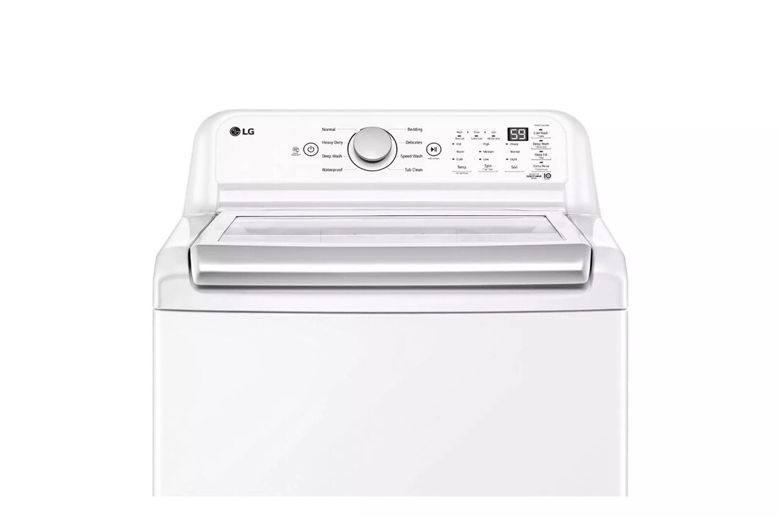 4.8 cu. ft. Mega Capacity Top Load Washer with 4-Way™ Agitator & TurboDrum™ Technology WT7155CW
