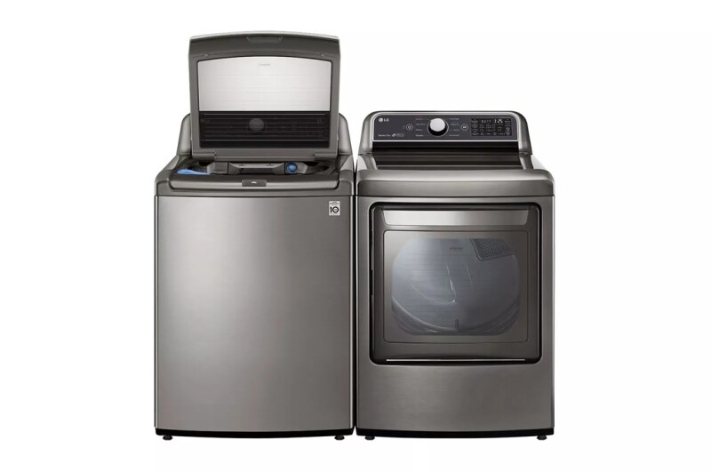 4.8 cu. ft. Mega Capacity  Smart wi-fi Enabled Top Load Washer with Agitator and TurboWash3D™ Technology WT7305CV