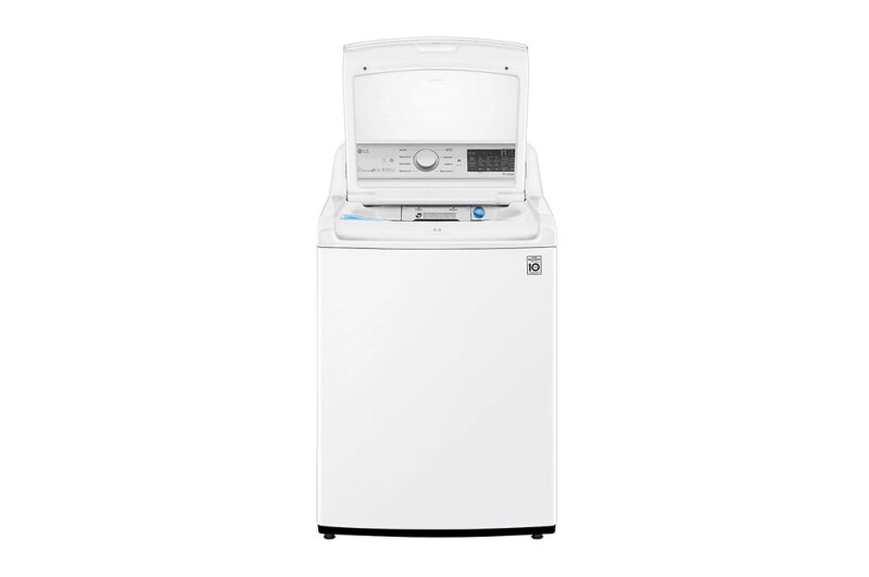 4.8 cu. ft. Mega Capacity  Smart wi-fi Enabled Top Load Washer with Agitator and TurboWash3D™ Technology WT7305CW