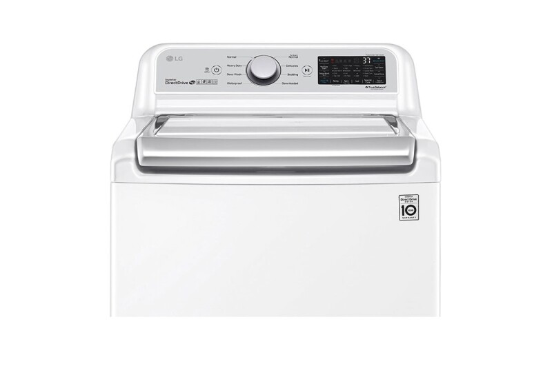 4.8 cu. ft. Mega Capacity  Smart wi-fi Enabled Top Load Washer with Agitator and TurboWash3D™ Technology WT7305CW