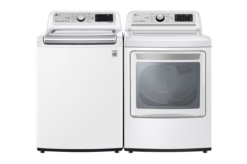 4.8 cu. ft. Mega Capacity  Smart wi-fi Enabled Top Load Washer with Agitator and TurboWash3D™ Technology WT7305CW