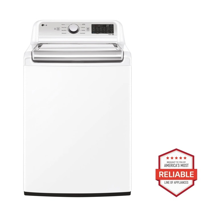 5.3 cu.ft. Mega Capacity Smart wi-fi Enabled Top Load Washer with 4-Way™ Agitator & TurboWash3D™ Technology WT7405CW