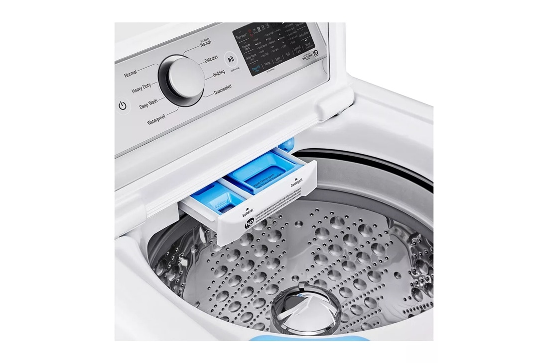 5.3 cu.ft. Mega Capacity Smart wi-fi Enabled Top Load Washer with 4-Way™ Agitator & TurboWash3D™ Technology WT7405CW