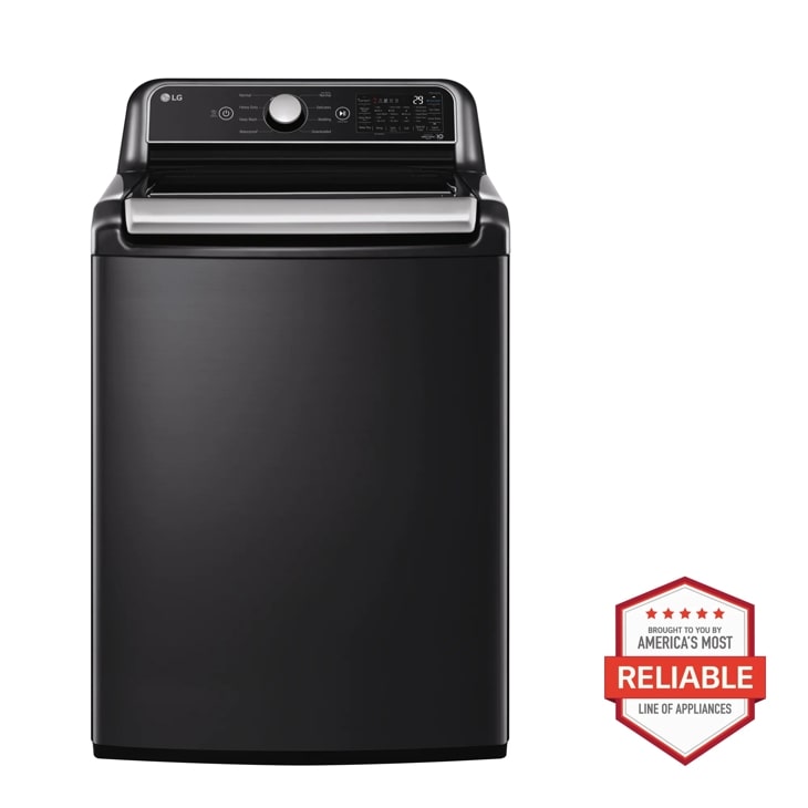 LG 5.5 cu. ft. Mega Capacity Smart Top Load Washer with Impeller, TurboWash 3D®, Water Plus Other WT7480CL Picture 1