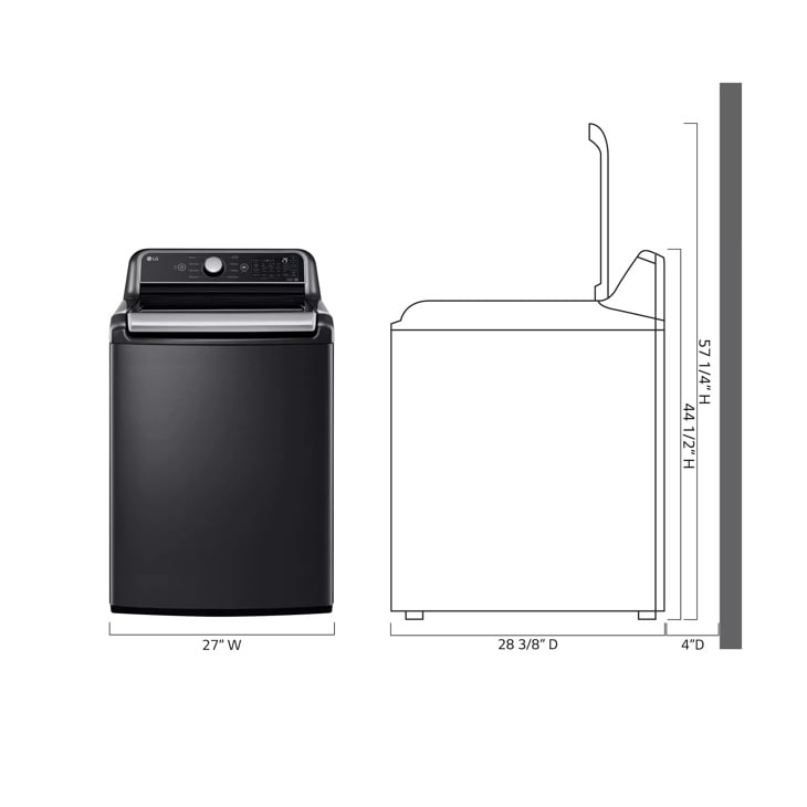 5.5 cu. ft. Mega Capacity Smart Top Load Washer with Impeller, TurboWash 3D®, Water Plus WT7480CL