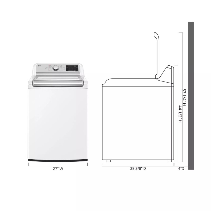 5.5 cu.ft. Mega Capacity Smart wi-fi Enabled Top Load Washer with TurboWash3D™ Technology and Allergiene™ Cycle WT7900HWA