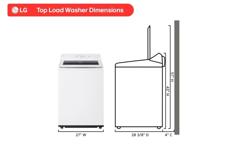 5.0 Cu. Ft. Mega Capacity Smart Top Load Washer With Impeller, Easyunload™ & Ai Sensing WT8200CW