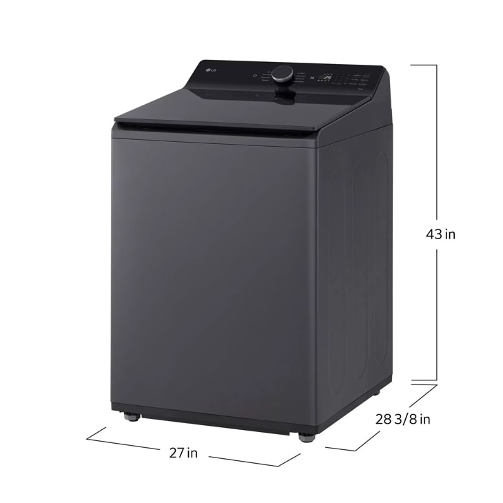 5.5 cu. ft. Mega Capacity Smart Top Load Washer with EasyUnload™ & AI Sensing WT8400CB