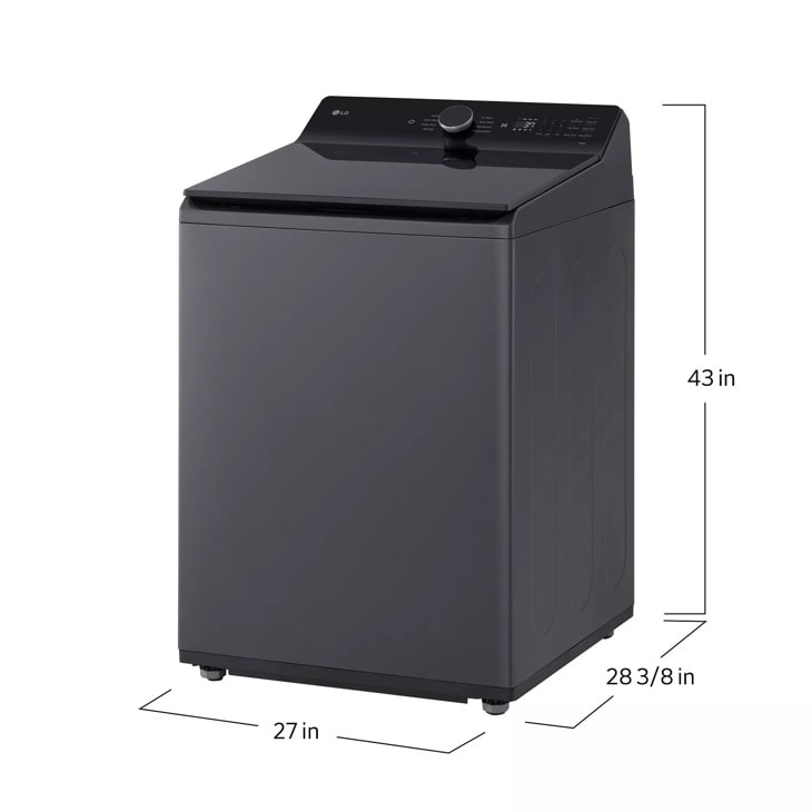 5.3 cu. ft. Mega Capacity Smart Top Load Washer with 4-Way® Agitator, EasyUnload™ & AI Sensing WT8405CB