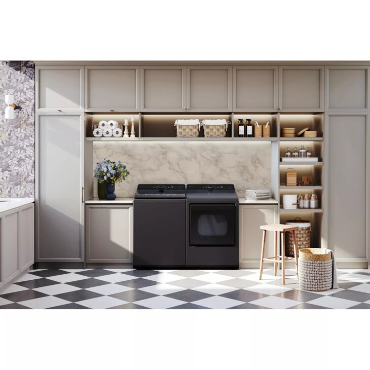 5.3 cu. ft. Mega Capacity Smart Top Load Washer with 4-Way® Agitator, EasyUnload™ & AI Sensing WT8405CB