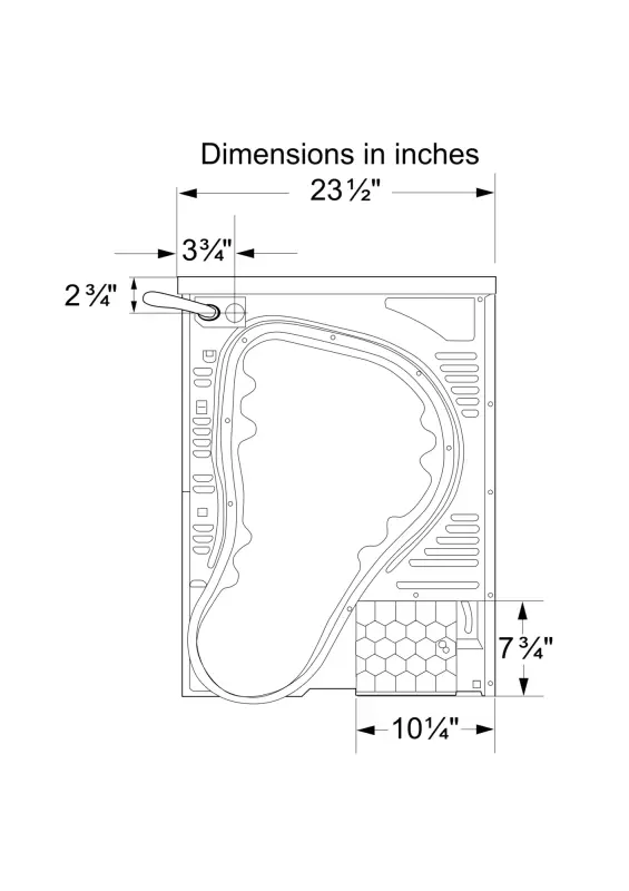 500 Series condenser tumble dryer24'' WTG86401UC