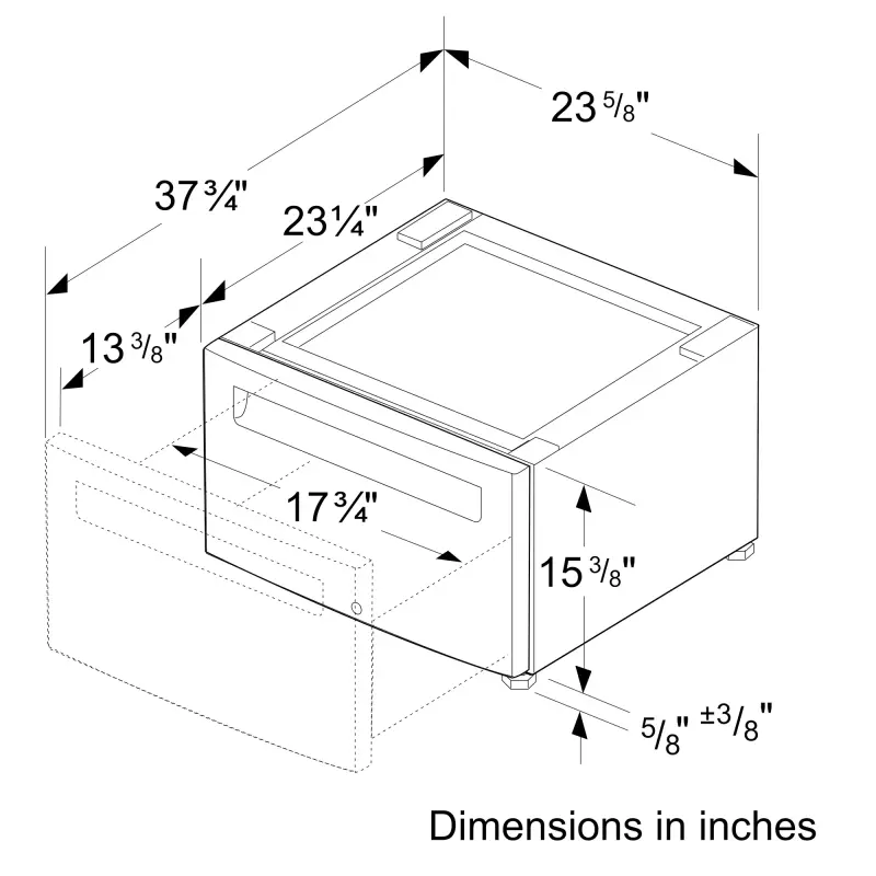 500 Series condenser tumble dryer24'' WTG86401UC