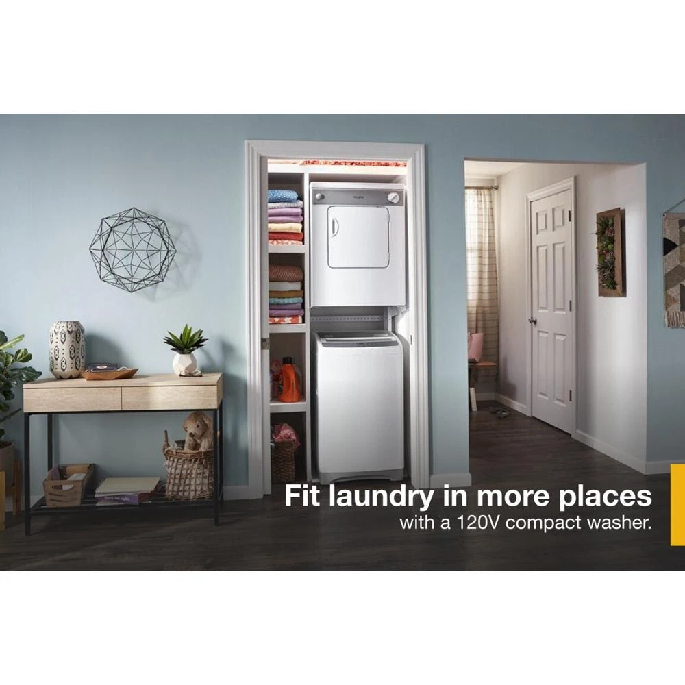 1.6 cu. ft. Compact Top Load Washer with Flexible Installation WTW2000HW