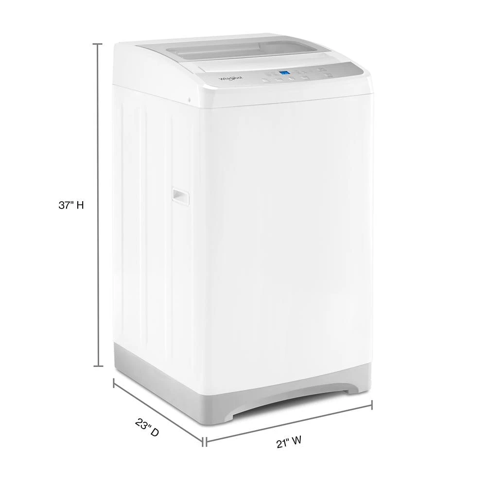 1.6 cu. ft. Compact Top Load Washer with Flexible Installation WTW2000HW