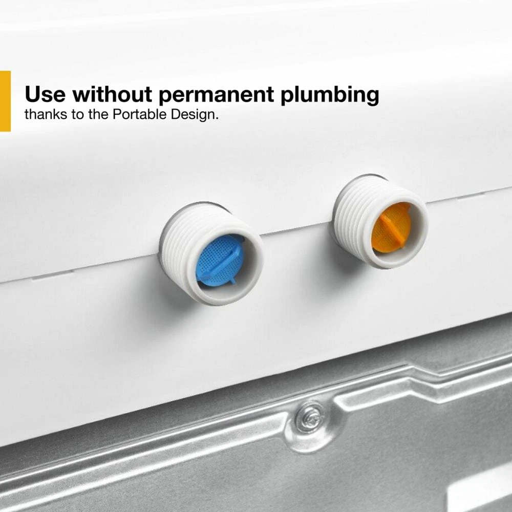 1.6 cu. ft. Compact Top Load Washer with Flexible Installation WTW2000HW