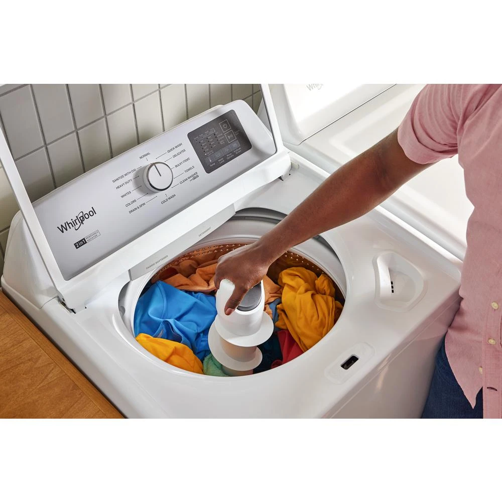 4.2 - 4.3 Cu. Ft. Top Load Washer with 2-in-1 Removable Agitator WTW4107SW