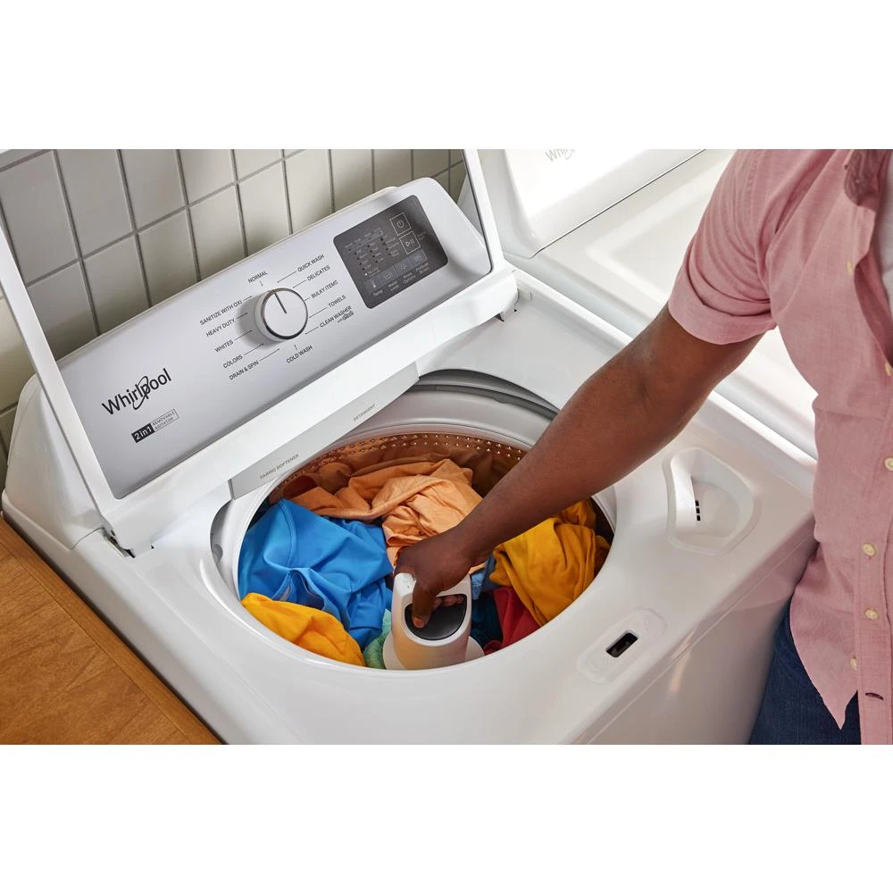 4.2 - 4.3 Cu. Ft. Top Load Washer with 2-in-1 Removable Agitator WTW4107SW