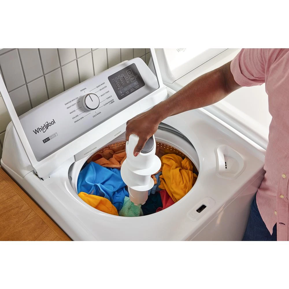 4.2 - 4.3 Cu. Ft. Top Load Washer with 2-in-1 Removable Agitator WTW4107SW