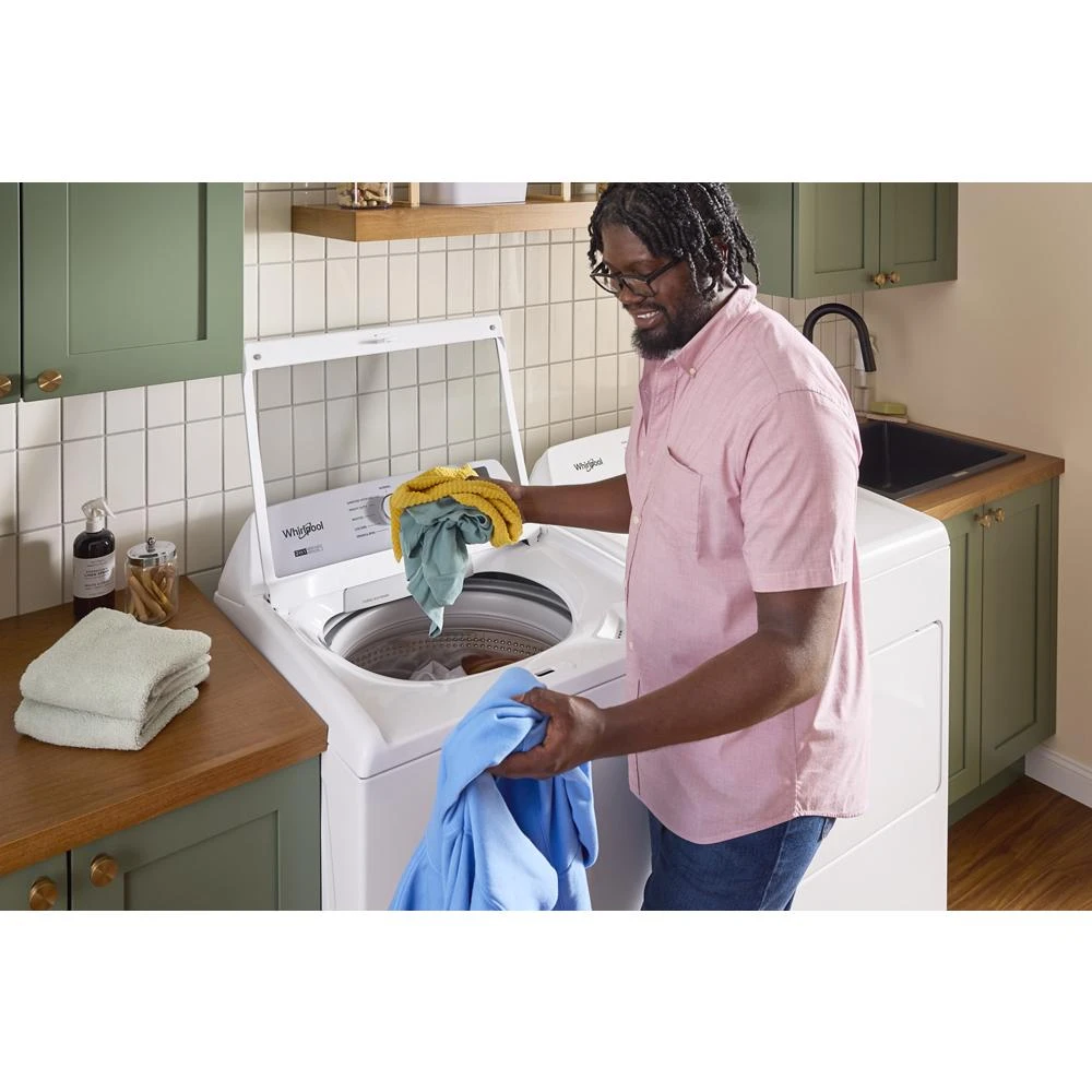 4.2 - 4.3 Cu. Ft. Top Load Washer with 2-in-1 Removable Agitator WTW4107SW