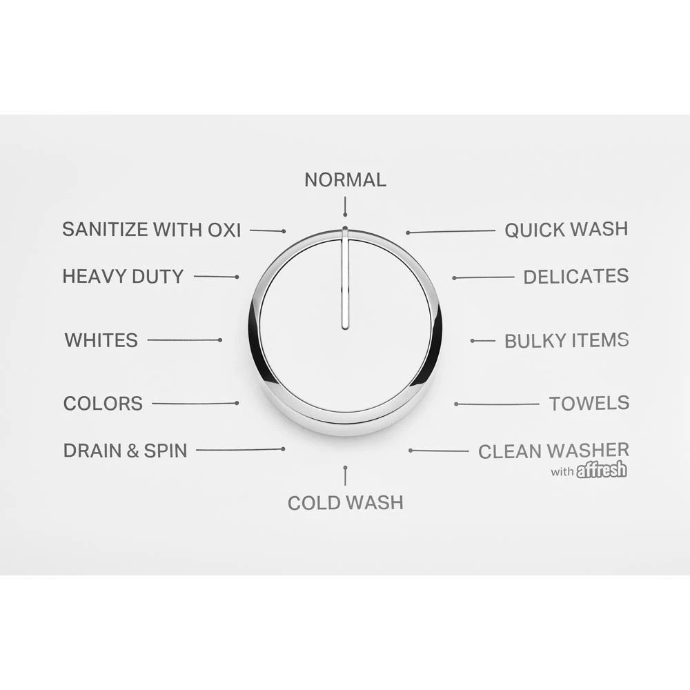 4.2 - 4.3 Cu. Ft. Top Load Washer with 2-in-1 Removable Agitator WTW4107SW