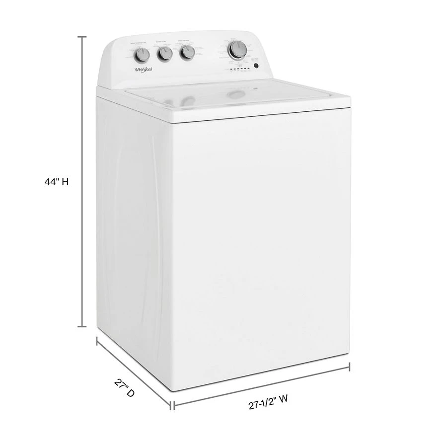 3.8 cu. ft. Top Load Washer with Soaking Cycles, 12 Cycles WTW4855HW