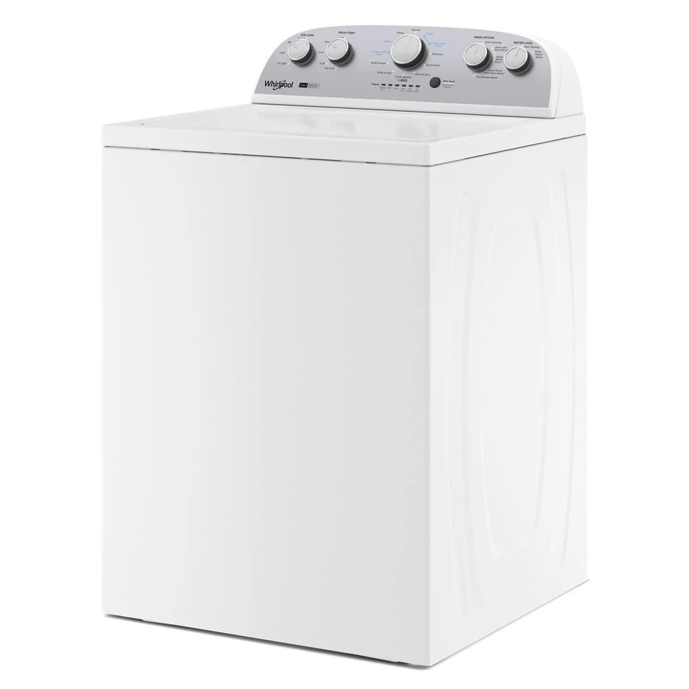 3.8–3.9 Cu. Ft. Top Load Washer with Removable Agitator WTW4957PW