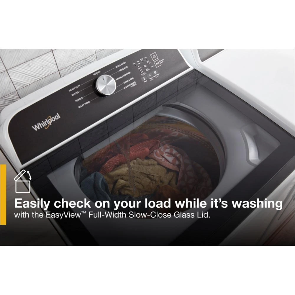 5.3 Cu. Ft. Large Capacity Top Load Washer WTW500CMW