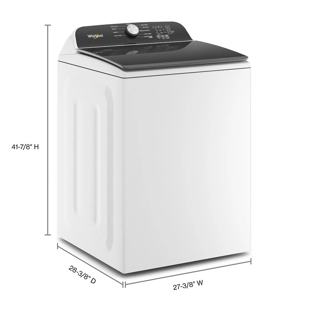 5.3 Cu. Ft. Large Capacity Top Load Washer WTW500CMW