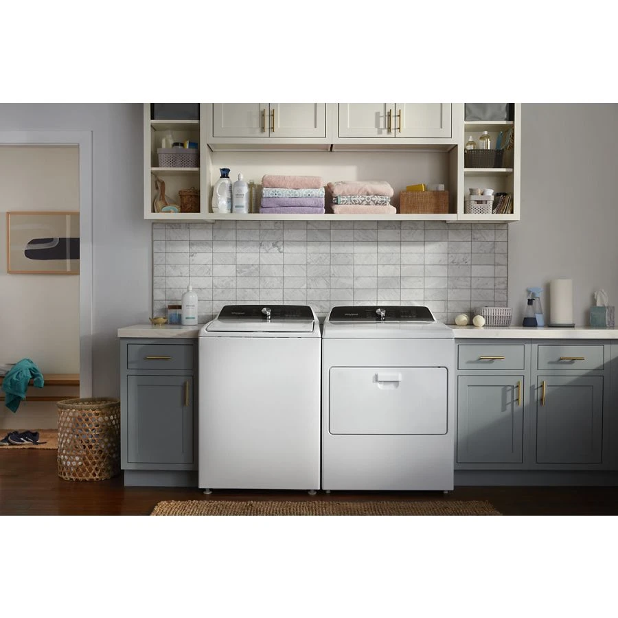 4.6 Cu. Ft. Top Load Impeller Washer with Built-in Faucet WTW5010LW