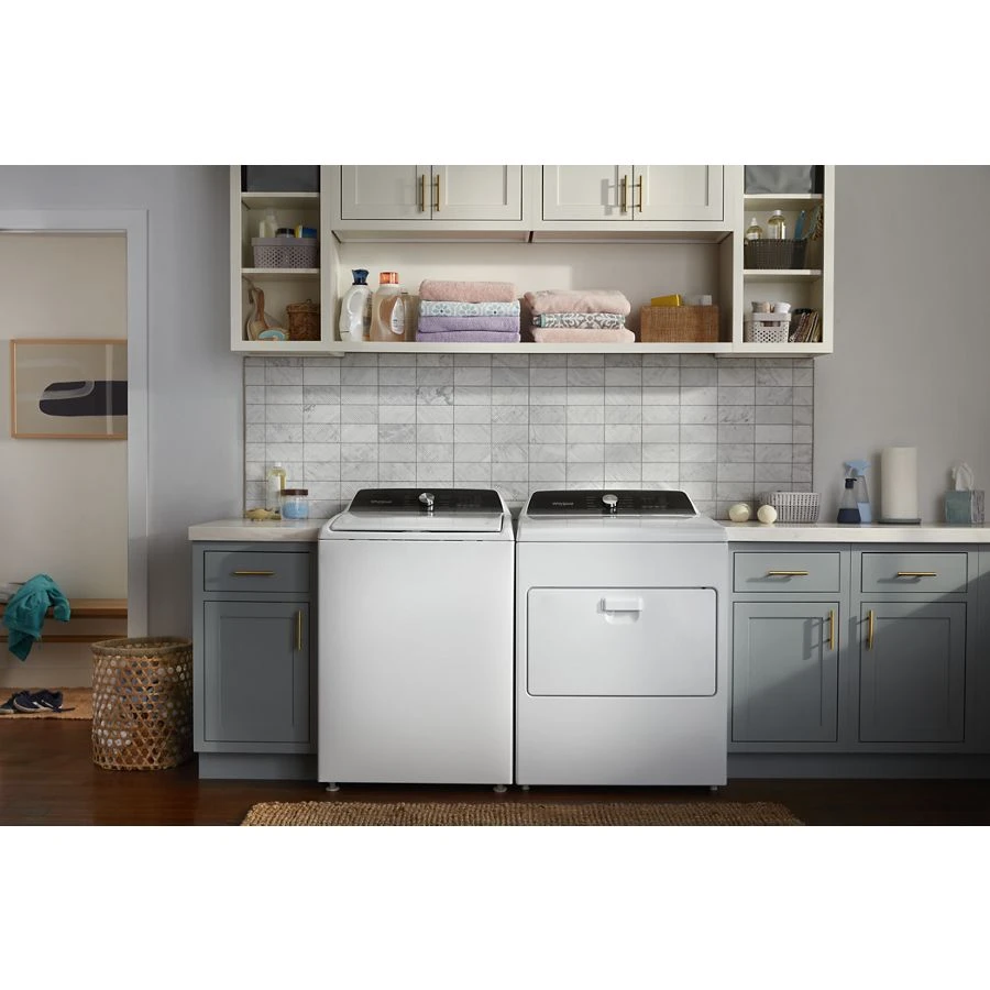 4.5 Cu. Ft. Top Load Agitator Washer with Built-In Faucet WTW5015LW