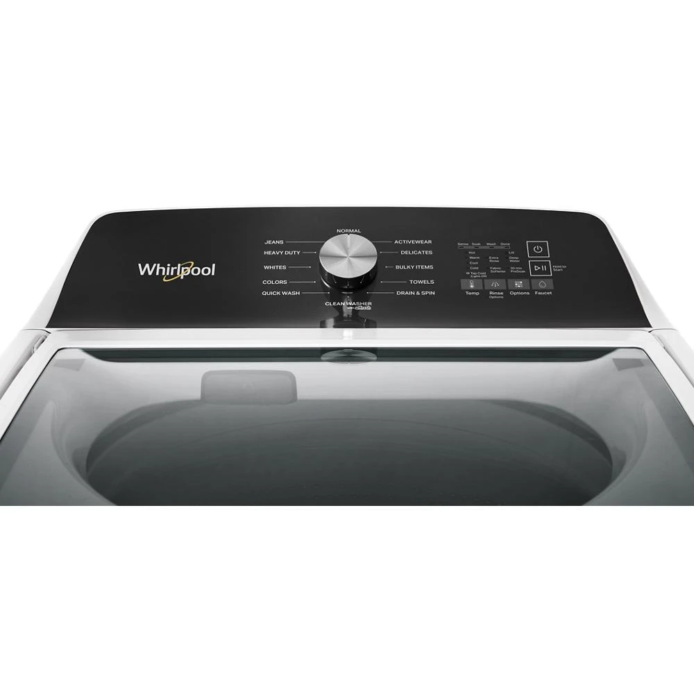 4.6 Cu. Ft. Top Load Impeller Washer with Built-in Faucet WTW5020SW