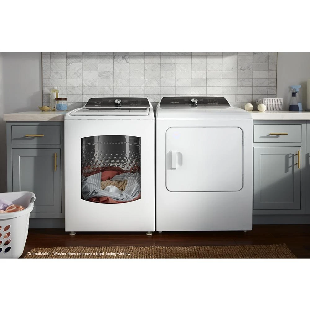 4.7-4.8 Cu. Ft. Top Load Washer with 2 in 1 Removable Agitator WTW5057LW