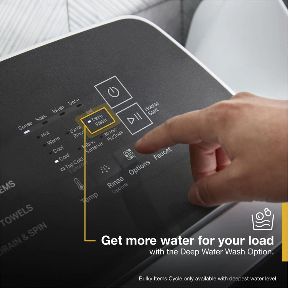 4.7-4.8 Cu. Ft. Top Load Washer with 2 in 1 Removable Agitator WTW5057LW