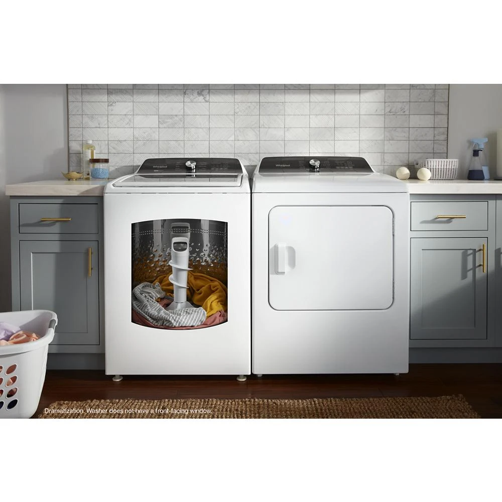 4.7-4.8 Cu. Ft. Top Load Washer with 2 in 1 Removable Agitator WTW5057LW
