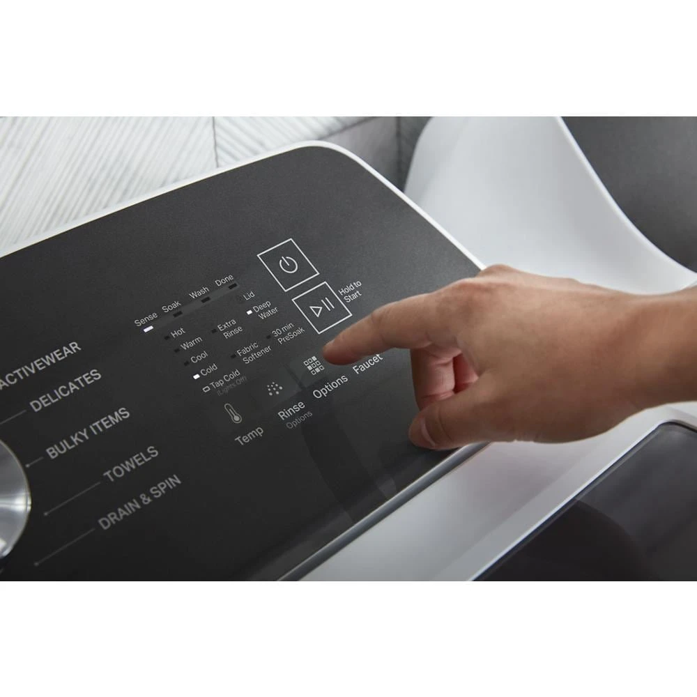 4.7-4.8 Cu. Ft. Top Load Washer with 2 in 1 Removable Agitator WTW5057LW