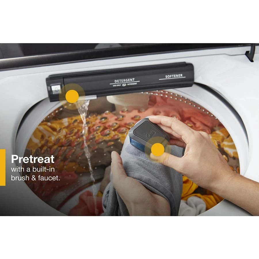 4.8 cu. ft. Top Load Washer with Pretreat Station WTW5100HW
