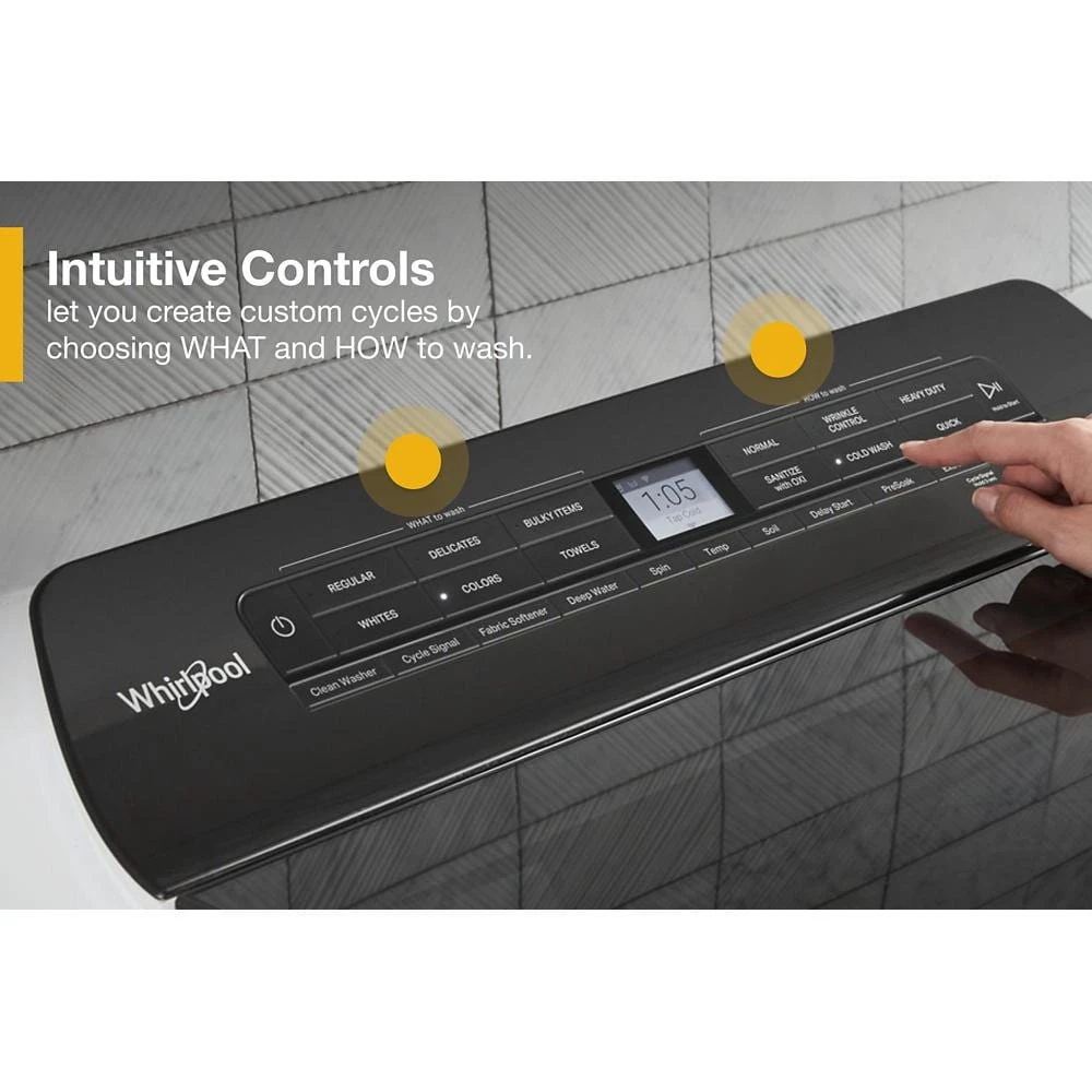 4.7 cu. ft. Top Load Washer with Pretreat Station WTW5105HW