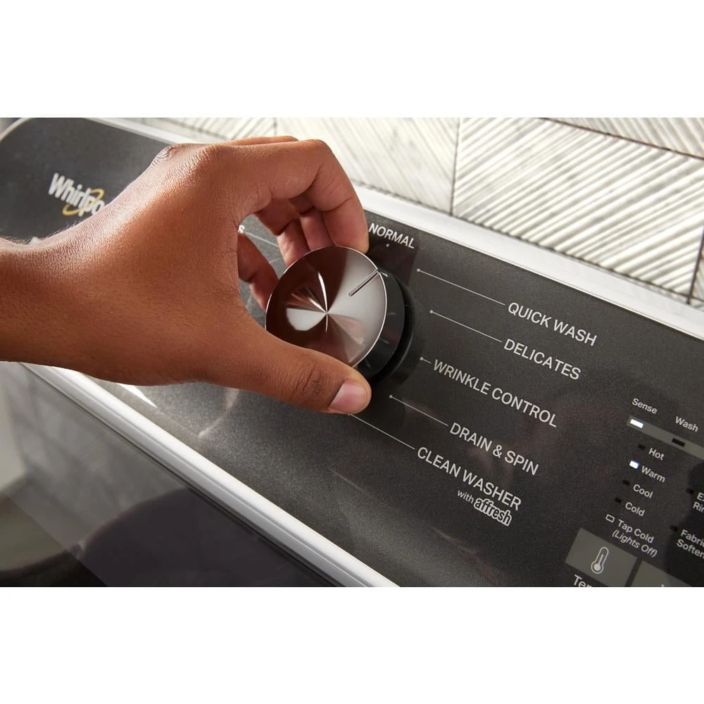 5.2-5.3 Cu. Ft. Top Load Washer with Removable Agitator WTW6157PB