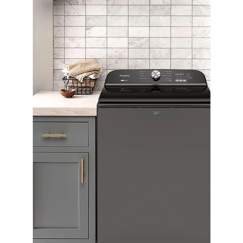 5.2-5.3 Cu. Ft. Top Load Washer with Removable Agitator WTW6157PB