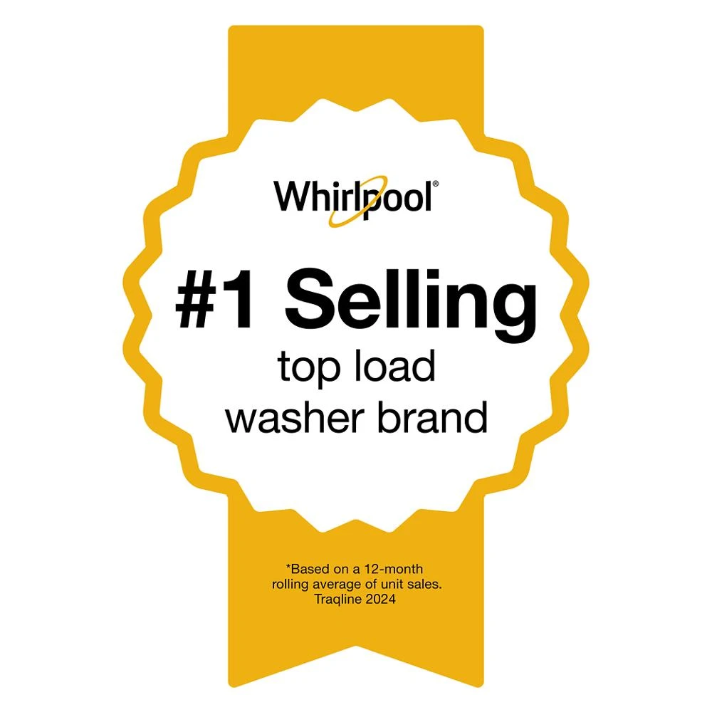5.2-5.3 Cu. Ft. Top Load Washer with Removable Agitator WTW6157PB