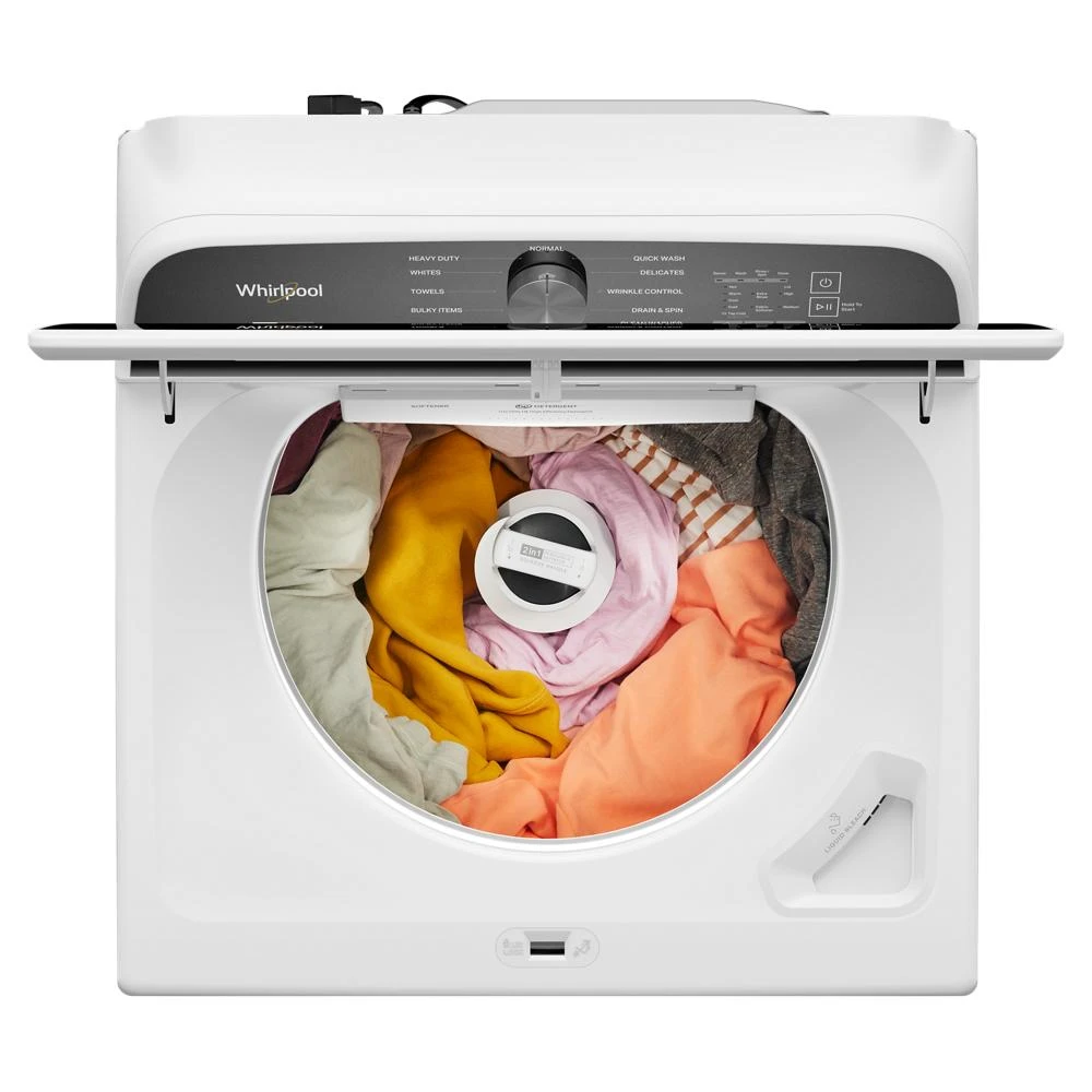 5.2–5.3 Cu. Ft. Top Load Washer with Removable Agitator WTW6157PW