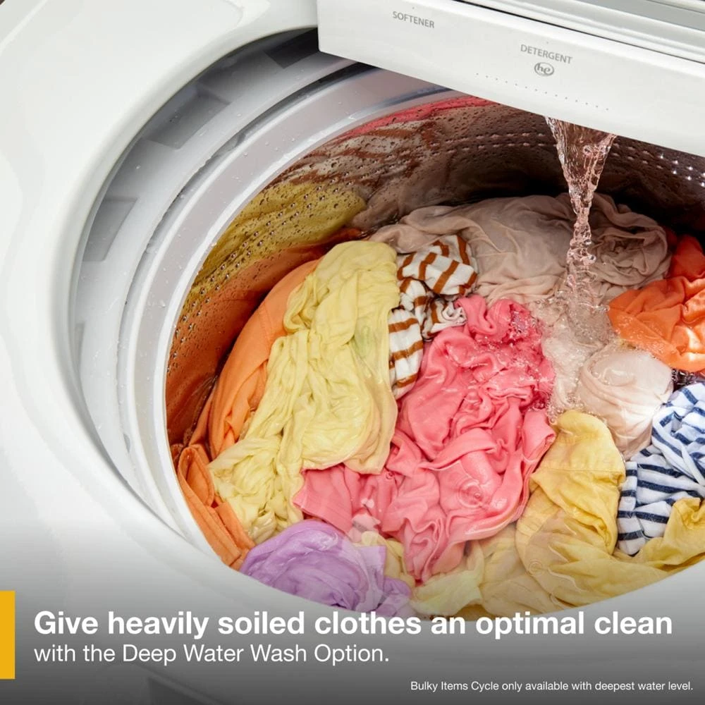 5.2–5.3 Cu. Ft. Top Load Washer with Removable Agitator WTW6157PW